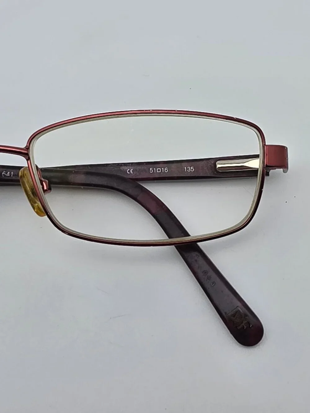 Diane Von Furstenberg DVF8003 641 Burgundy Eyeglasses Frame w Flexhinge and Case
